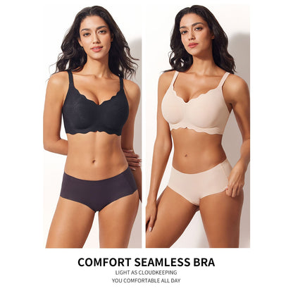 VRCÔMFY High Bloom Wireless Bra - Comfort & Lift for Women (HB)
